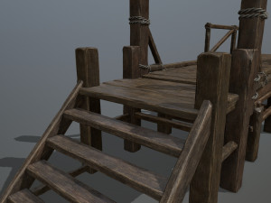 wood bridge 3D Model