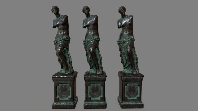 venusdemilo 3D Модель .c4d .max .obj .3ds .fbx .stl .blend 