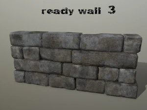 wall stone 3D Model