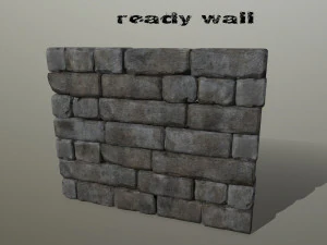 wall stone 3D Model