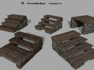 stair set 3D Model