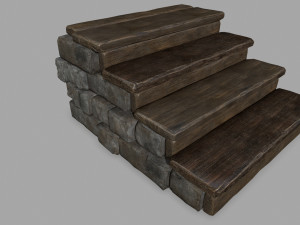 stair set Modelo 3D