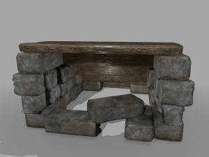 stair set Modelo 3D