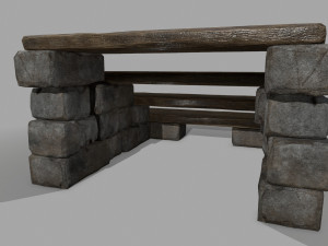 stair set Modelo 3D