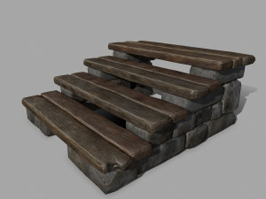 stair set Modelo 3D