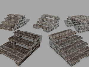stair set Modelo 3D