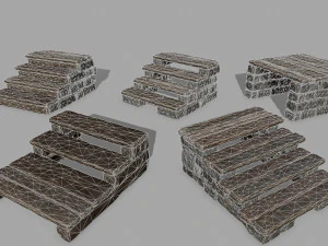 stair set 3D Model