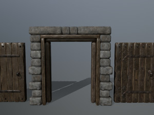 door set Model 3D
