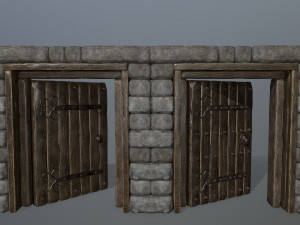door set Modello 3D