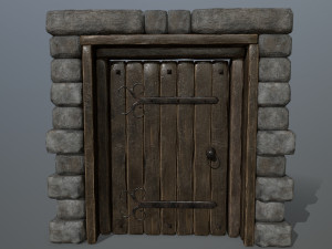 door set Modello 3D