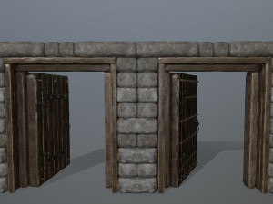 door set Modello 3D