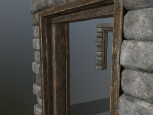 door set Modello 3D