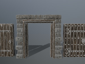 door set Modello 3D