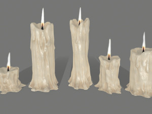 candle 3Dモデル