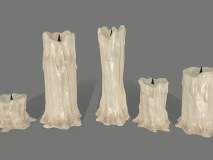 candle 3D 모델