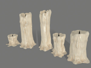 candle 3D 모델