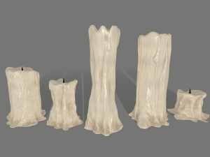 candle 3D 모델