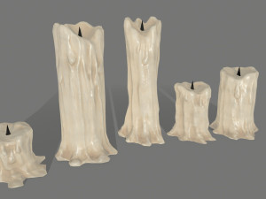 candle 3D 모델