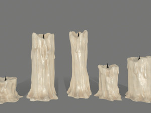candle 3D 모델