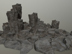 rocks 3D मॉडल