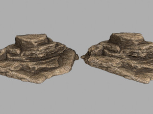 desert rocks 3D Model