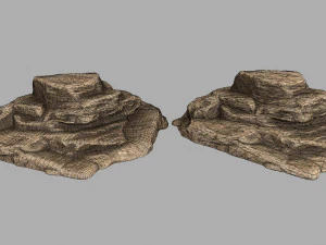 desert rocks 3D Model