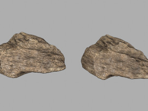 desert rocks 3D Model