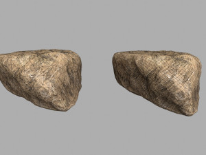 desert rocks 3D Model