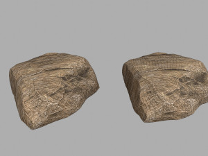 desert rocks 3D Model