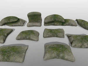 saco de areia Modelo 3D