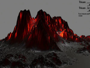 volcano 3D Model