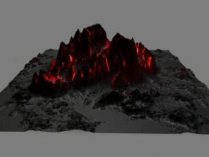 volcano 3D Model