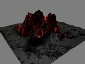 volcano 3D Model