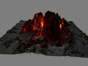 volcano 3D Model