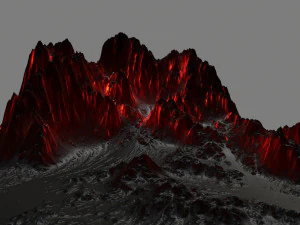 volcano 3D Model