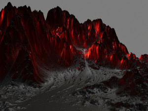 volcano 3Dモデル