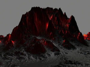 volcano 3D Model