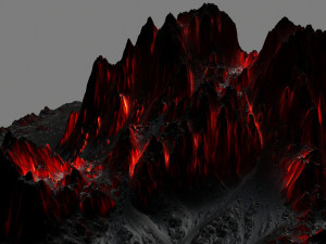 volcano 3Dモデル