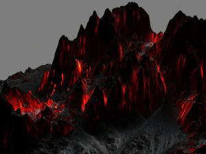 volcano 3D Model