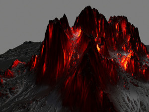 volcano 3Dモデル