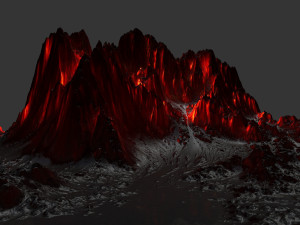 volcano 3Dモデル