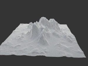 volcano 3D Model