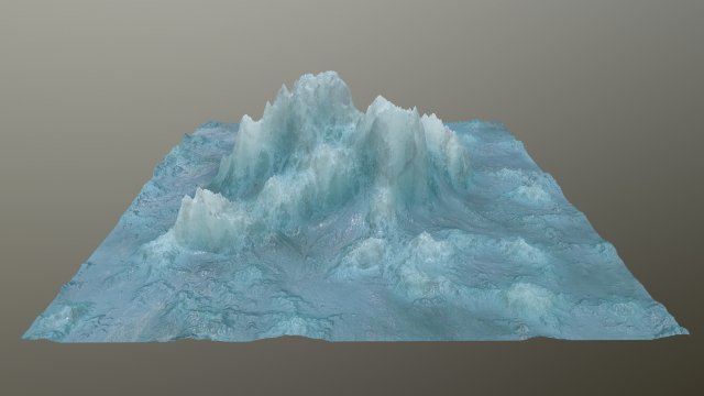 icemountain 3D मॉडल .c4d .max .obj .3ds .fbx .stl .blend 