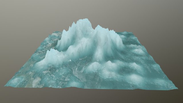 icemountain Modello 3D .c4d .max .obj .3ds .fbx .stl .blend 