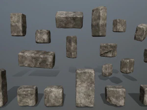 wall stone 3D Model