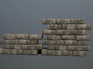 wall stone 3D Model