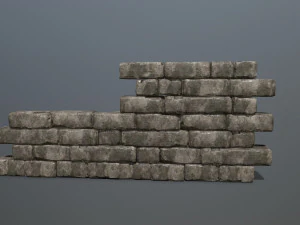 wall stone 3D Model