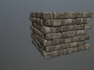 wall stone 3D Model