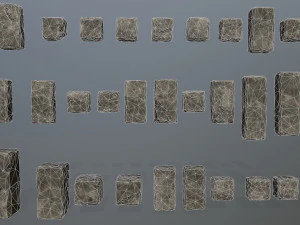 wall stone 3D Model