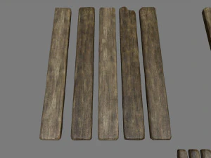 woods and ropes 3D Model
